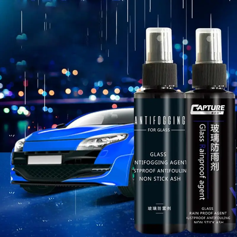 

120ml Water Repellent Spray Anti Rain Coating For Car Glass Hydrophobic Anti-rain Car Liquid Windshield Mirror Mask Auto Polish