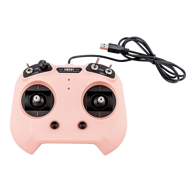 Détail du récepteur et des câbles du simulateur Flysky SM001 pour entraînement au pilotage RC
