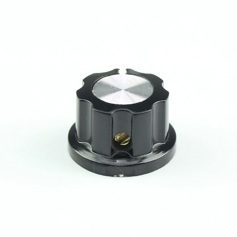 TSTS 10x Gitaar AMP Effect Pedaal Knoppen 1/4 6.4mm As Potentiometer Knop Voor Potten Vervanging van gitaaronderdelen (Color : Purple
