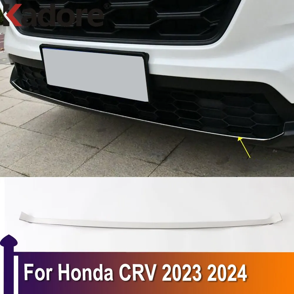 

Передний нижний бампер для решетки радиатора для Honda CRV CR-V 2023 2024 аксессуары из нержавеющей стали