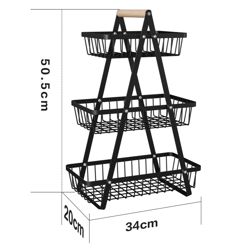 Double Layer Storage Basket 5