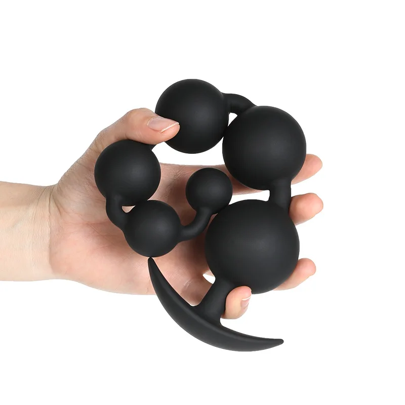 Bdsm Silicone gros Plug perles anales Anus Masturbation godemichet Anal érotique Flirt jouets sexuels Massage de la Prostate pour Couple M_voghion.com
