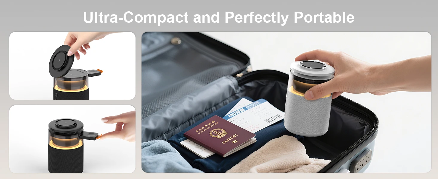 Flera laddningsområden för telefon, hörlurar och klocka