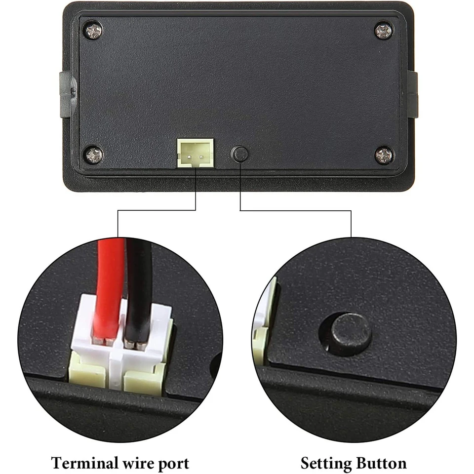 Monitor Tensione Batteria DC 8-100V: Con Allarme Bassa Tensione, Per Litio E Piombo, Temperatura