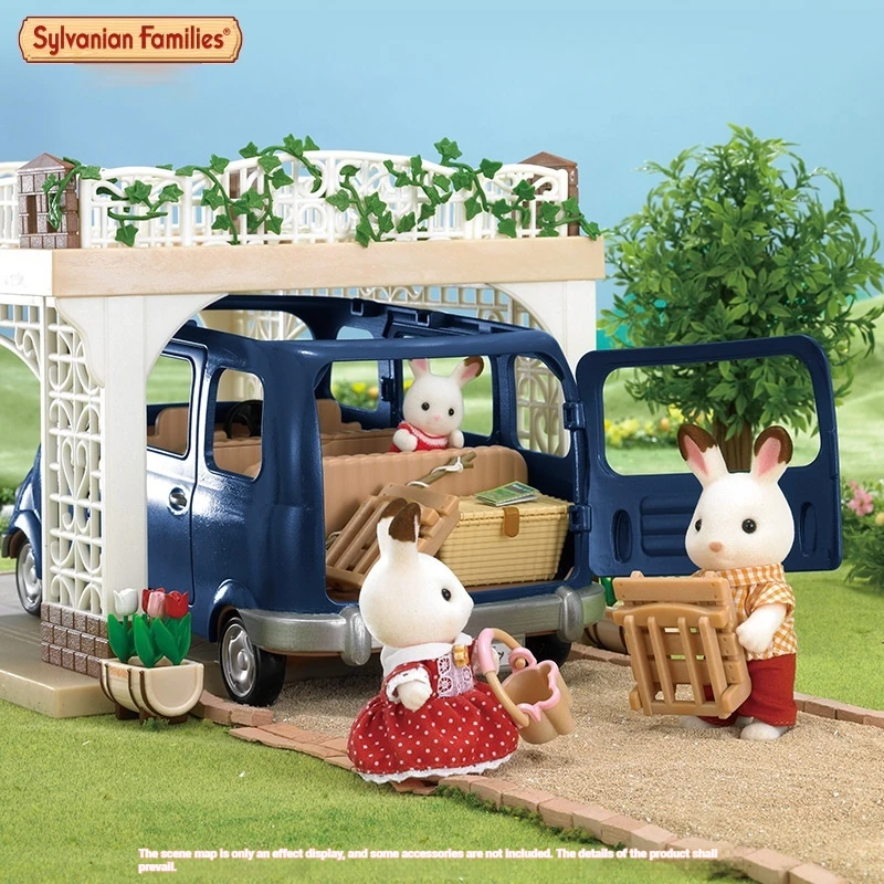 Authentic Sylvanian Families Anime Character Simulation Playhouse Toy Room Decoration Toy Christmas Gift 4