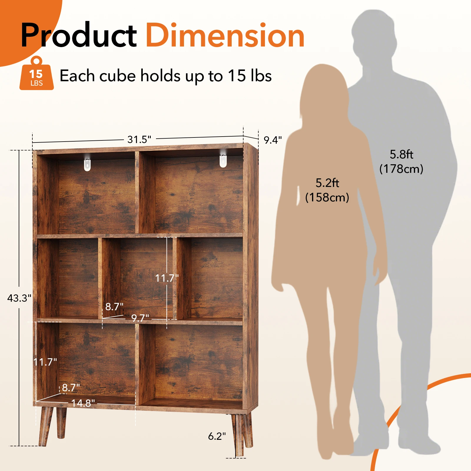 assembly components bookshelf