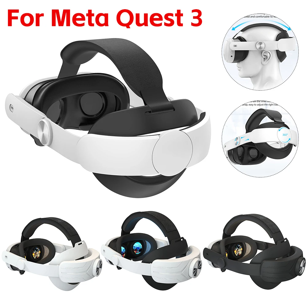 Replaceable Head Strap for Meta Quest 3 VR Headset Improve Comfort  Adjustable Head Strap for Meta Oculus Quest 3 Accessories - AliExpress