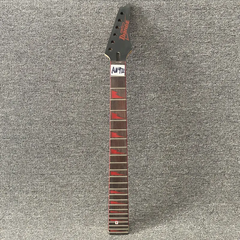 An972 Original And Genuine Ibanez Electric Guitar Neck Unfinished Diy Guitar Parts 24 Frets 648 Scales Length With Damages