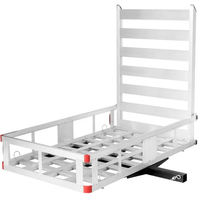 

Алюминиевая грузовая рейка Goplus, 50x29,5 дюйма, инвалидная коляска с креплением на сцепке, переносной кронштейн, медицинский подъемный стеллаж, 500 фунтов Wei