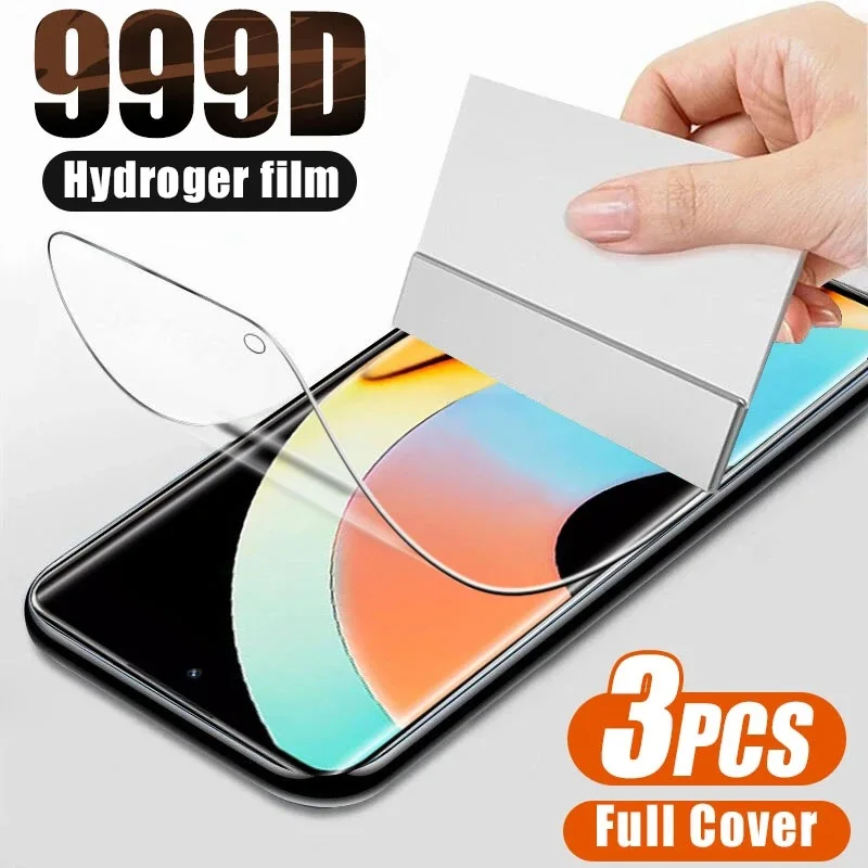 

3PCS Safety Hydrogel Film For Realme 10 9 8 7 Pro 10s 9i Screen Protector For Realme 10 9 Pro Plus 10T 5G Film Soft Not glass