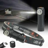 Outdoor glare headlight LED aluminum alloy built-in battery USB charging tail magnetic suction night fishing light night runnin