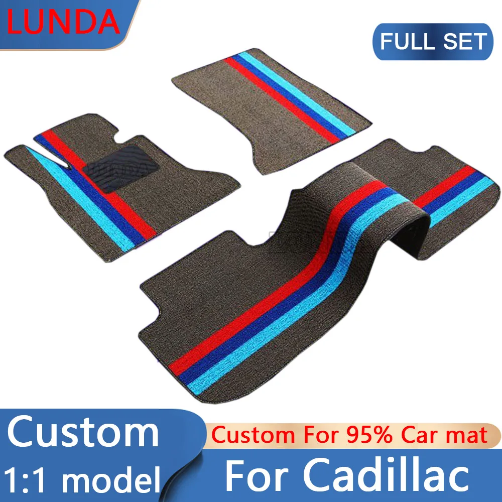 Lunda Custom Car Floor Mats For Cadillac Xt4 Xt6 Cts Dts Sts Xts Ats