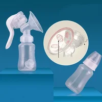 Manual breast pump, dual-purpose for both bottle and breast milk storage cup, preferred for breastfeeding mothers 1
