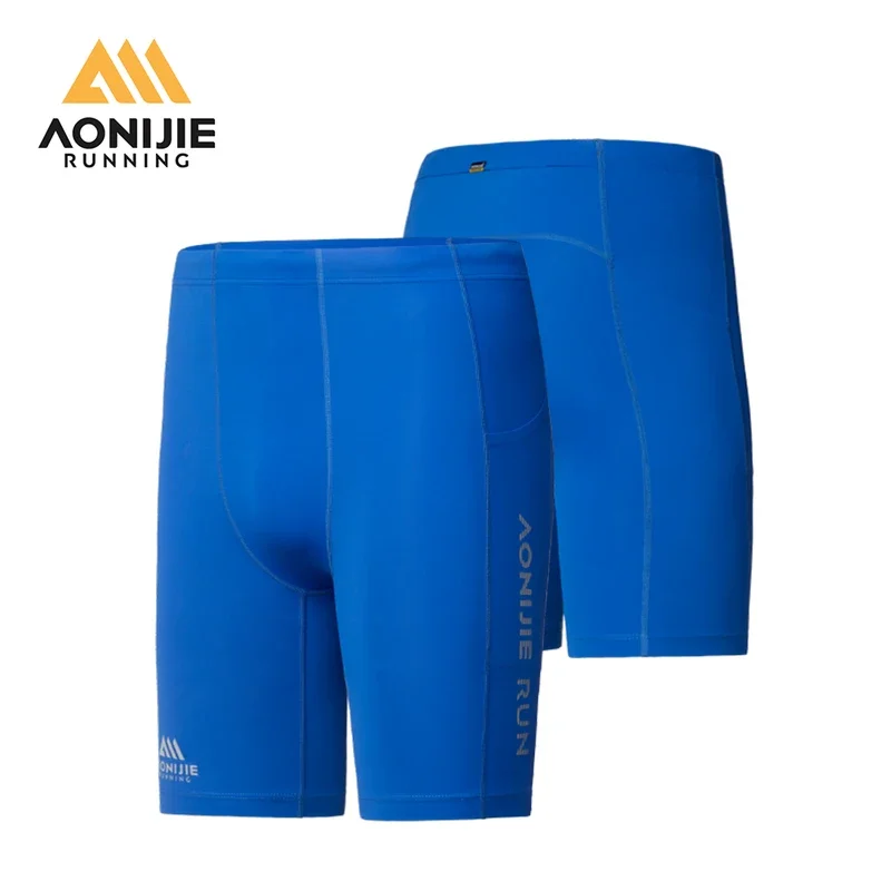 AONIJIE FM5210 Men Sports Tight five Shorts Suitable for Quick Drying Training Pants Marathon Cross Country Running Gym Soccer