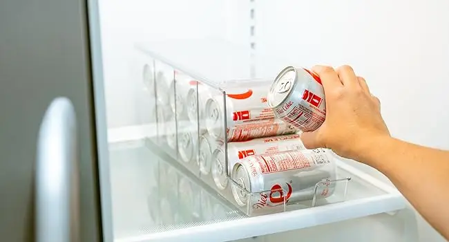 fridge organizers and storage snack organizer for pantry shelf soda can dispenser fridge 