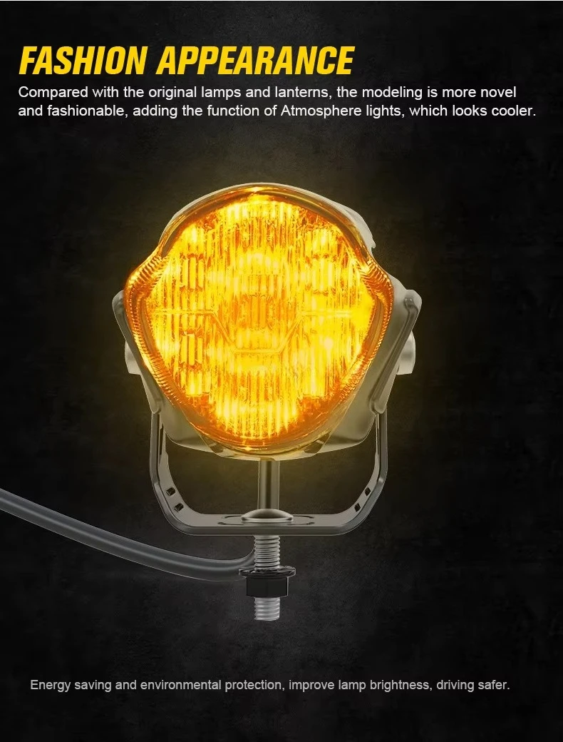 Off-Road Lighting Accessories 4x4 LED Driving Work Lights 12V 24V Working Lamps for Jeep Wrangler JK JL SUV 4WD Pick-Up Trucks detail image 5