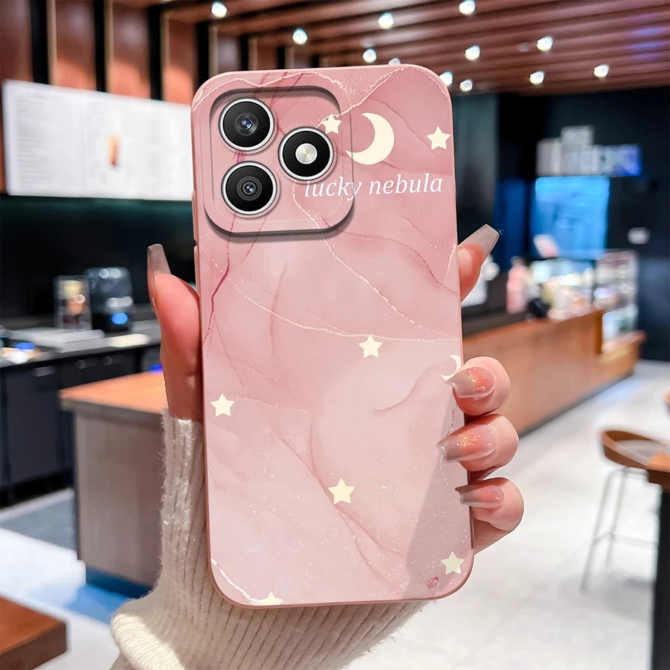 Green Cute Rabbit Pattern Silicone Case for For Honor X8D - Flexible, Anti-Drop with Full Camera Protection