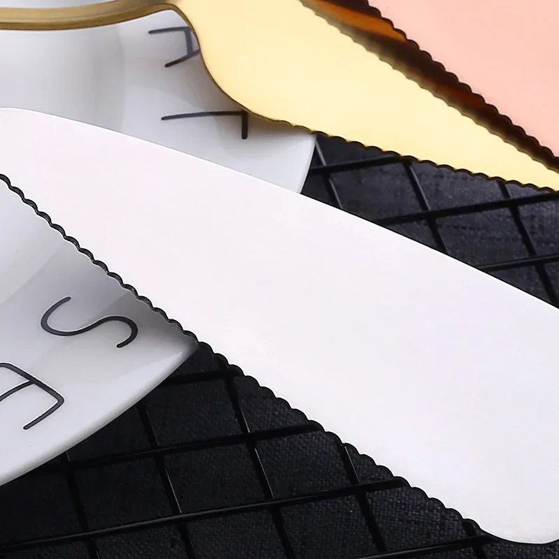 Cake knife cake spatula cake scraper cream spatula silicone spatula stainless steel 1pc