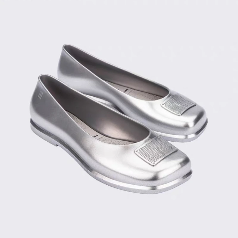Mini Melissa Scarpe da donna in gelatina Moda donna Testa quadrata