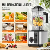 Mixeur et Broyeur 2-en-1 Haute Vitesse 2,5 L, Mixeur de Comptoir 9500 W, Préparateur de Smoothies à 8 Lames, Robot Culinaire 24 000 tr/min pour Cuisine 1