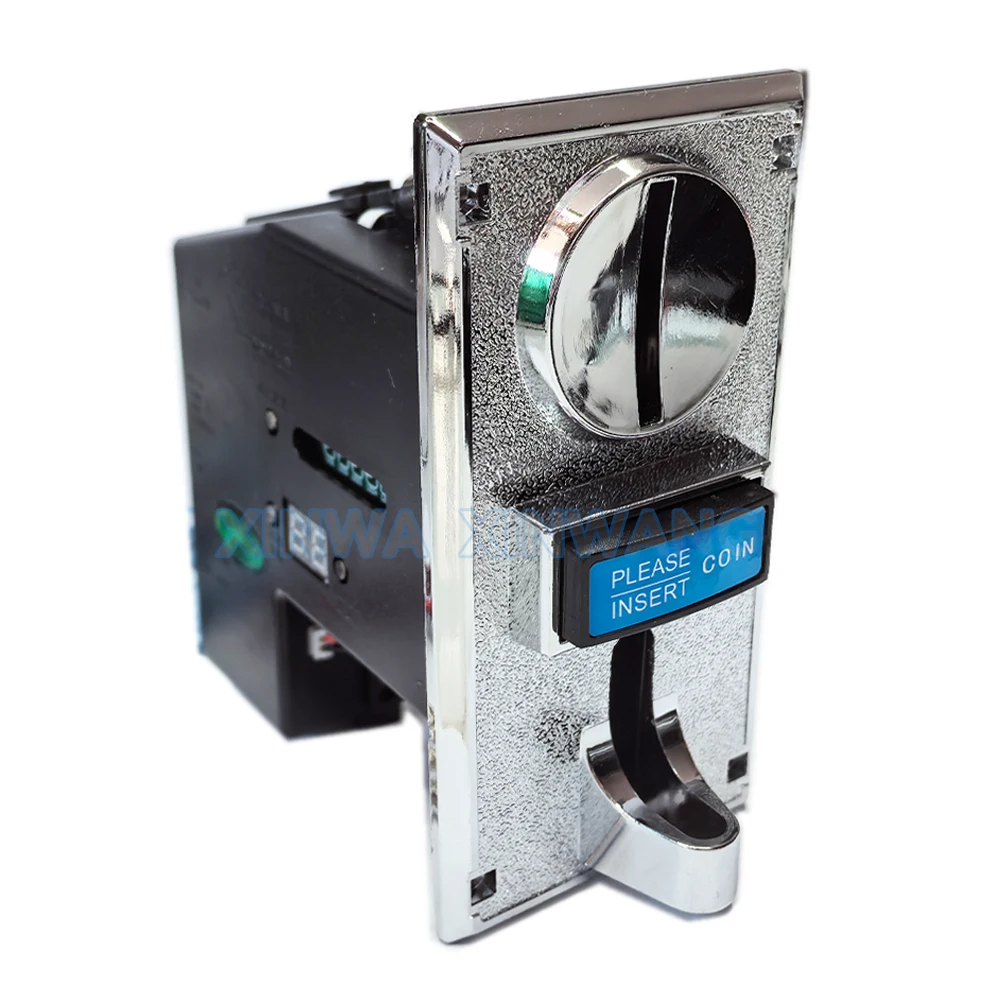 Coin Acceptor, 6-Type Multi Coin Validator 12V Pulse For Claw Machine Boxing Vending Arcade Game Console Accessories