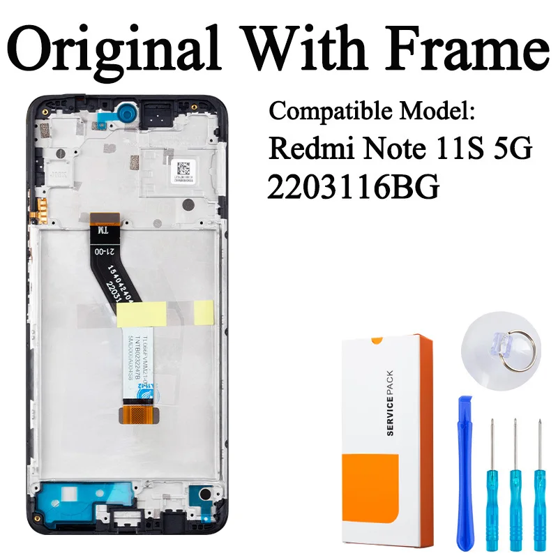 H&LYCYJ Schermo display per Honor X6 4G/X6s/X8 5G/70 Lite 5G VNE-LX1