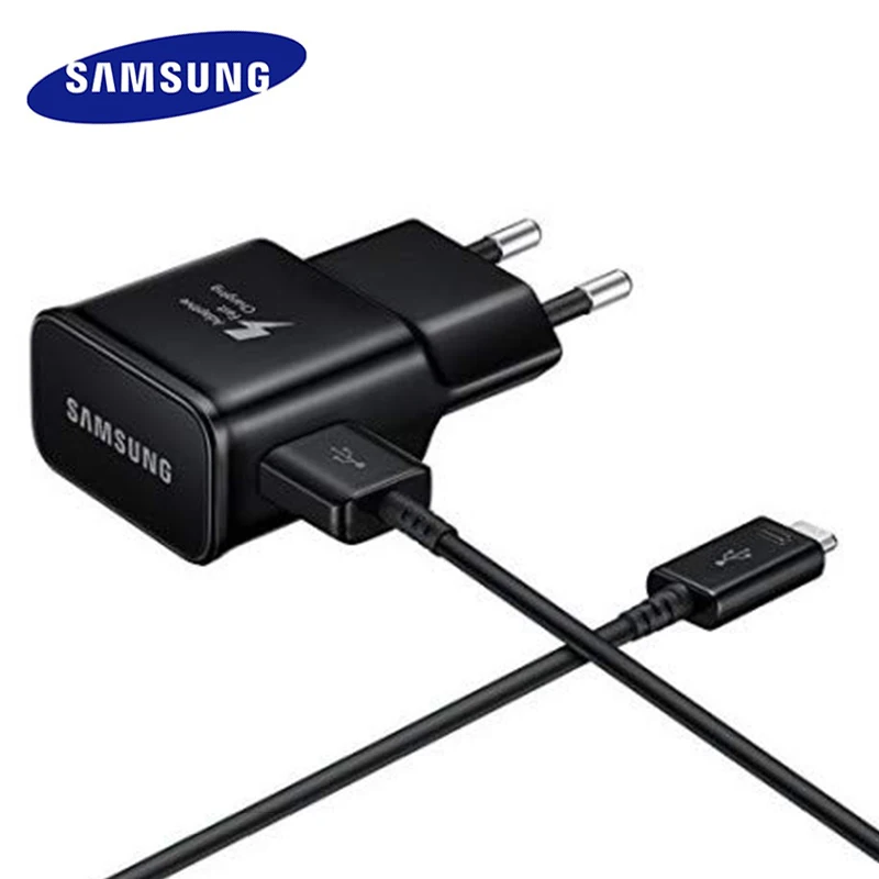 Fast charge 18w Original 9V 1.67A Fast Adaptive Charger Quick Charge Micro USB TYPE-C Cable For Samsung Galaxy Note 4 5 S4 S6 S7 S8 A3 A5 A7 A9 usb c 61w Chargers