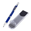 Mechanical Pencil 2mm 2B Automatic Pencils Set Black Colors Lead Refills for Writing Drawing Art Sketch Student School Supplies 6