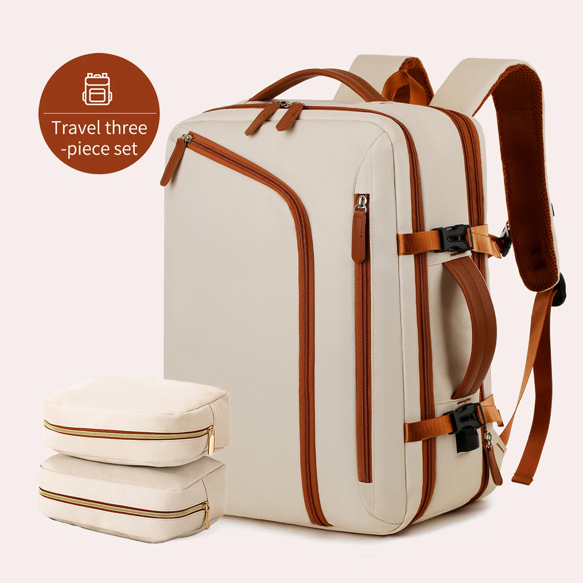 حقيبة ظهر للجنسين جديدة وبسيطة للأعمال حقيبة ظهر ل...