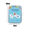 Kid Flash Cards Learning Double Sides With Pictures Alphabets Numbers Colors Early Educational Toys Game Preschool Kindergarten 6