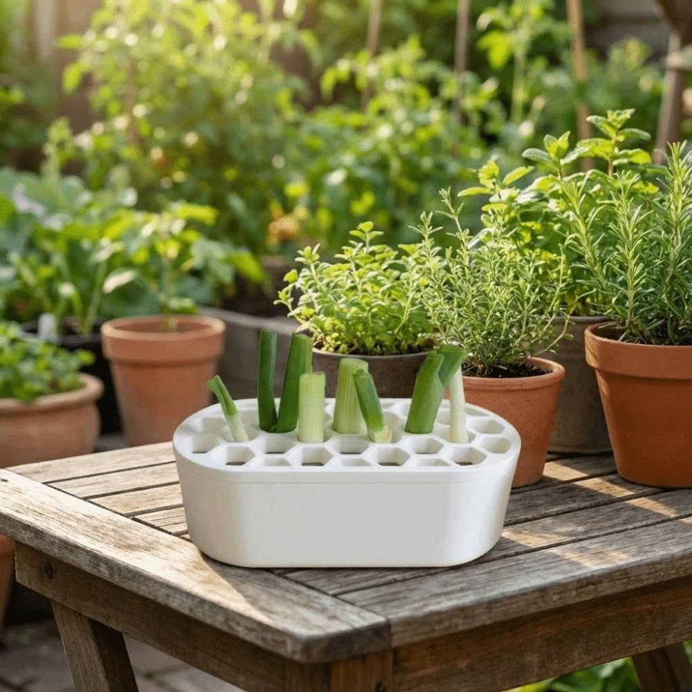 Hydroponic Breathable Planting Basket with Water Reservoir