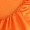 orange Yellow solid color Fitted bed sheet mattress Round elasticity cover,bed linen,sabana (no pillowcase) 90/120/150/180 3