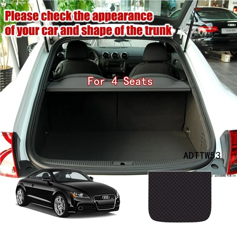 For Audi Tt 8j 2007 ~ 2014 Mk2 Anti-slip Leather Mat Dashboard