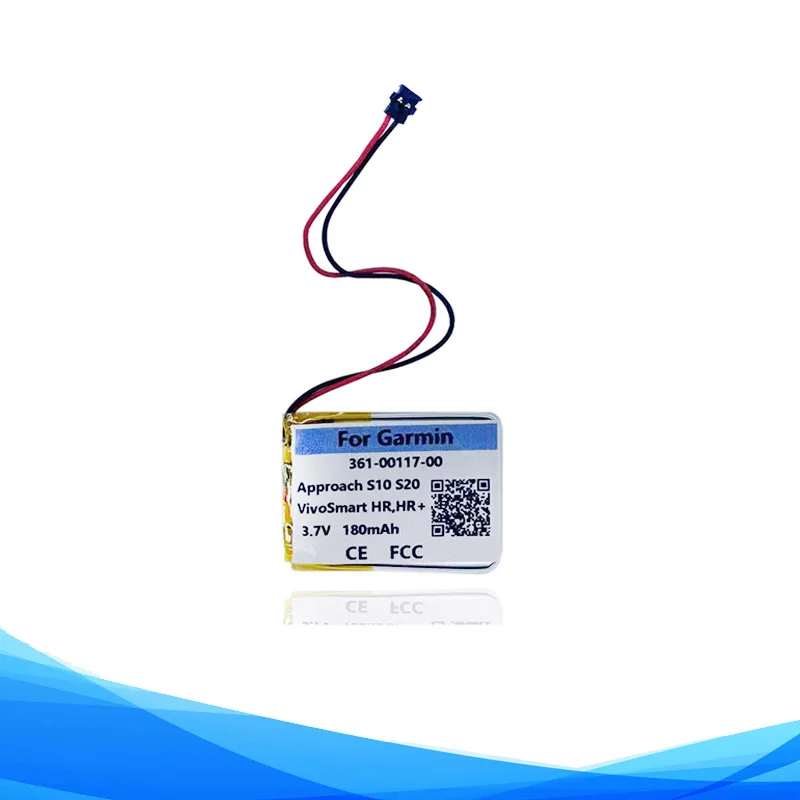 Batteria 180Mah 361-00117-00 Per Forerunner 30 35 Vivosmart Hr,Hr + Vivoactive 4S Approach S10 S20 X40 Gps Watch Batterie Akku