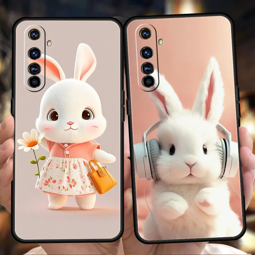 Adorable Rabbit with Purple Hat Shockproof Phone Case