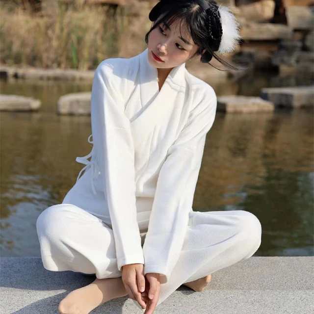 Modern Hanfu Under Garment Underwear Women Set White Black Ladies Tang  Dynasty Traditional Chinese Clothing Undertop Underpant