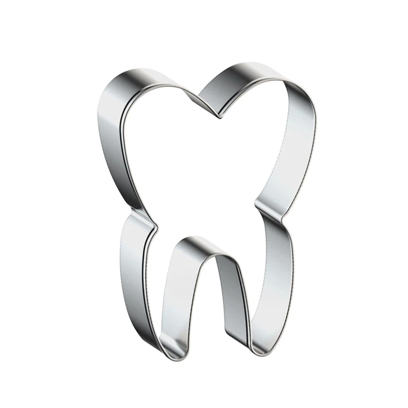 1PC Cute Teeth Shape Cookie Biscuit Craft Molds Cookie Cutters Cake Decorating Fondant Cutters Tools
