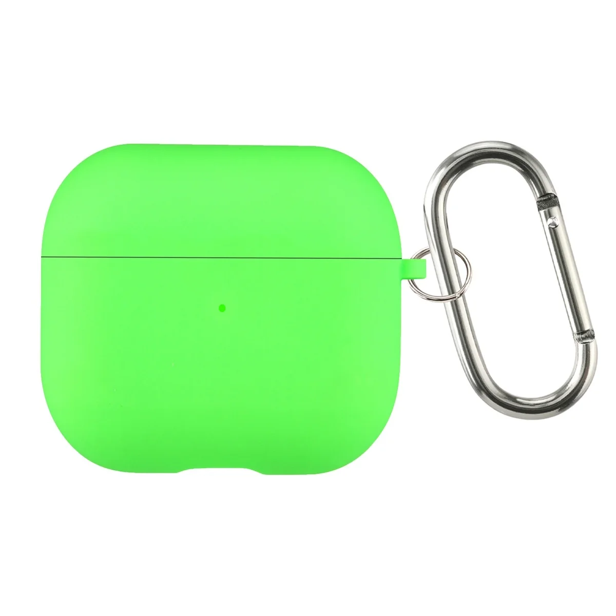Flocking Silicone Bluetooth Headphone Case with Metal Buckle - Wireless Charging Compatible Cover