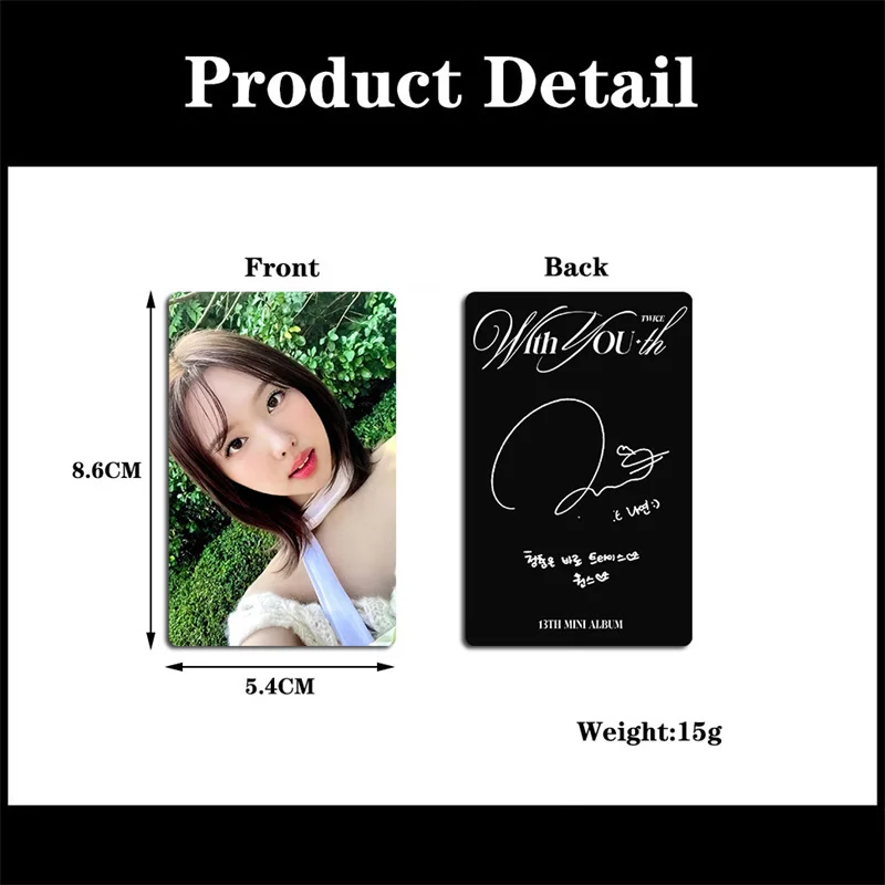 9 pz/set KPOP TWICE Mini 13 Album con te-th Album LOMO Card DAHYUN MOMO NAYEON SANA MINA AEYOUNG Gift cartolina Photo Card