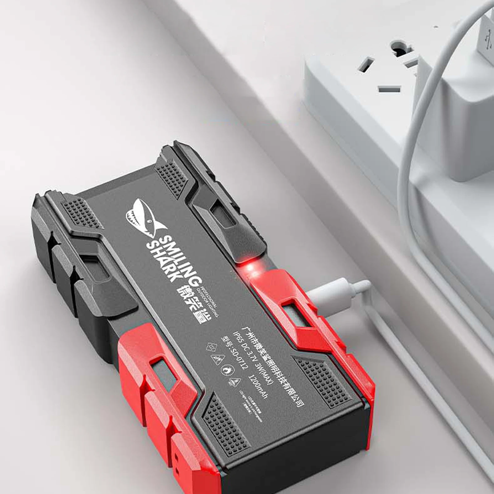강력한 EDC 키체인 손전등, 야외 휴대용 USB 충전식 다기능 LED 조명, 보조배터리 방수 캠핑 램프