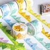 1 Roll Cute Cartoon Gold Foil Tree Shaped Washi Tape for Scrapbooking Page Decoration DIY Material Supplies Art Crafts Project 1