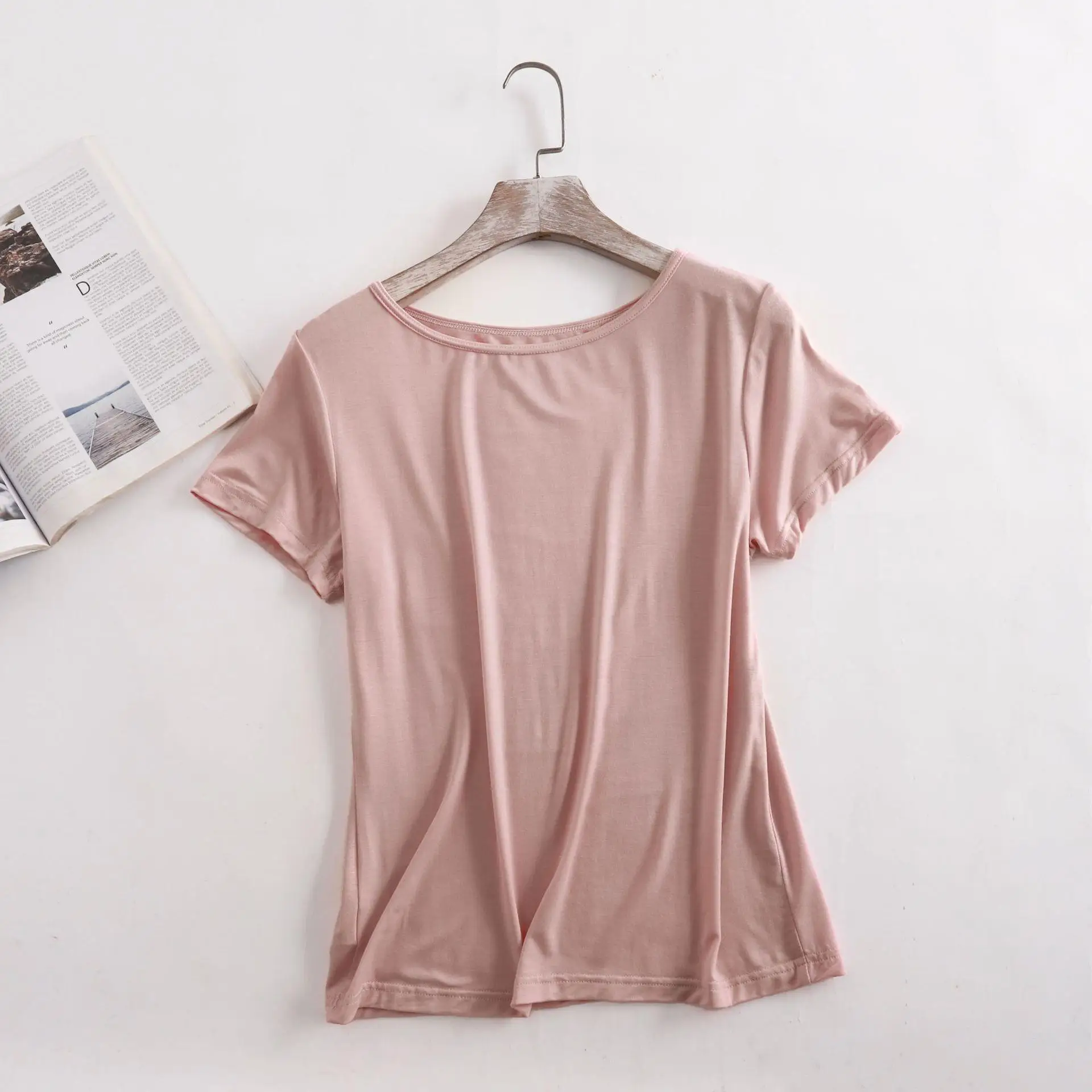 M-3XL Neues Kurzarm-Langhosen-Set Komfortable Modal-Schlafbekleidung Damen Pyjama-Set Lässige Heimkleidung Damen Nachtwäsche – Detail 9