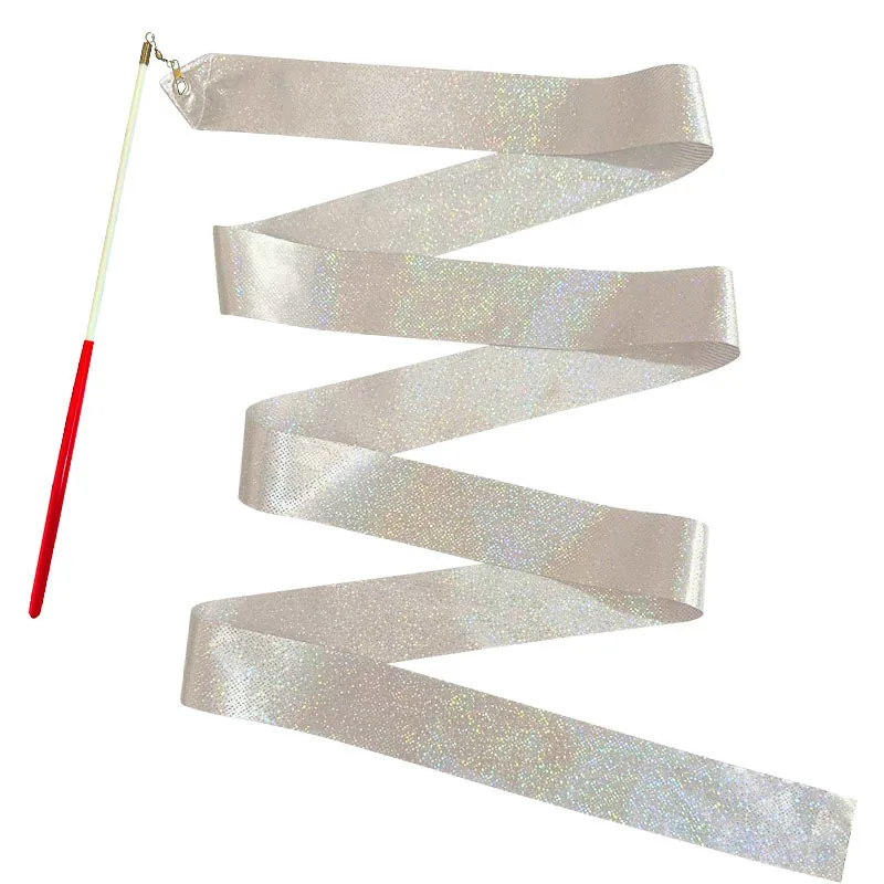 1pcs Random Color Flashing Star Gym Ribbon Dance Streamer for Rhythmic Gymnastics Artistic Performance Kids Training Accessories