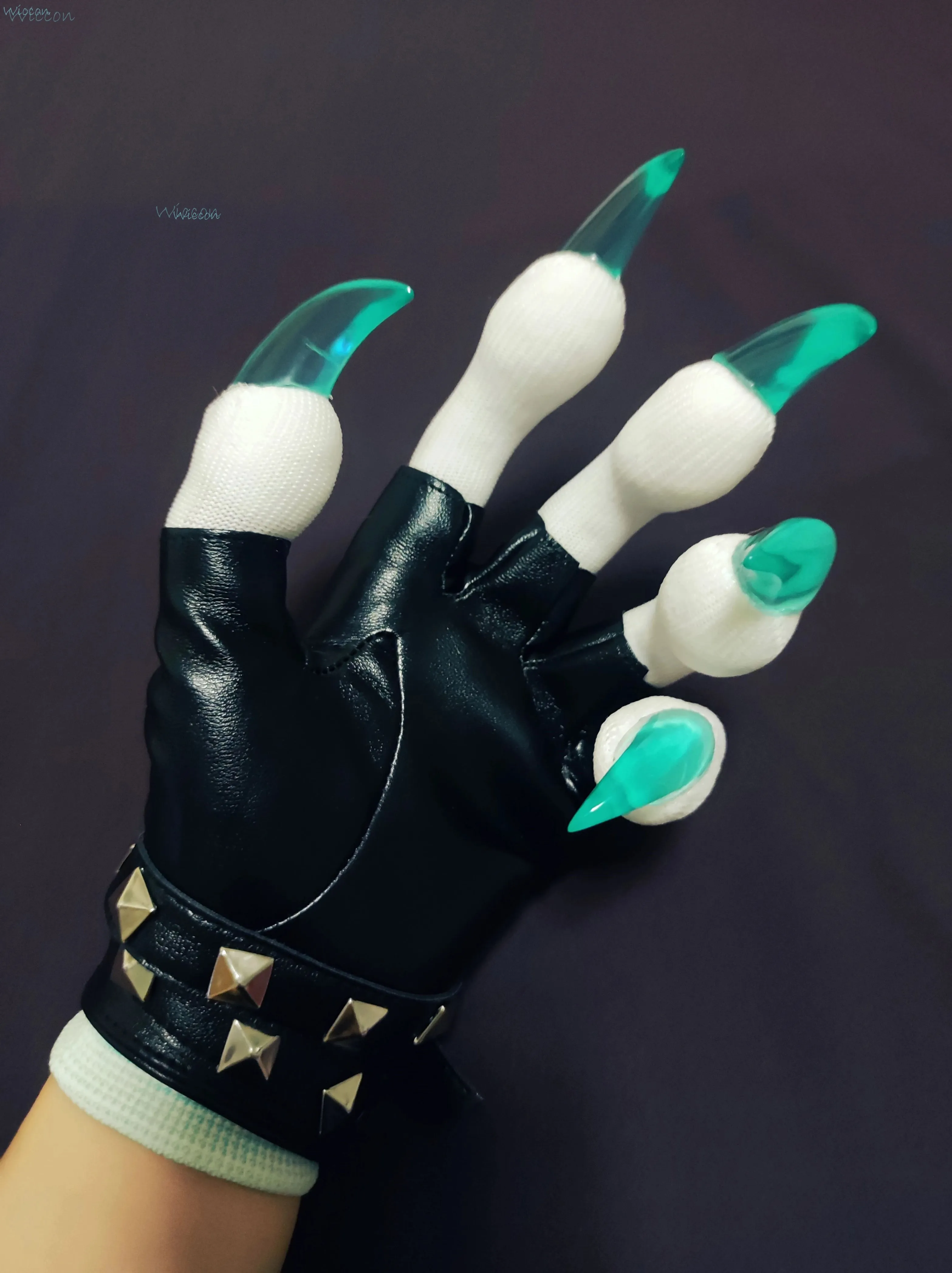 Furry Gloves Kig Fursuit Paws Kigurumi Cosplay Plush Gloves Handwear Summer Gloves Claw Black White Multicolor Claw Furry Suit