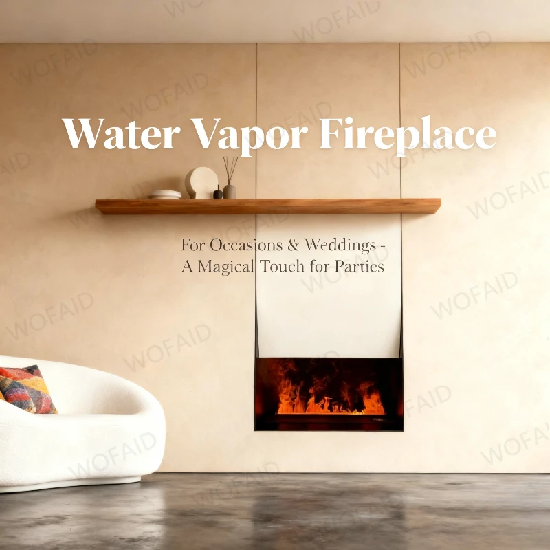 เตาผิงไฟฟ้าแบบสัมผัสหน้าจอ, เตาผิงพกพาแบบพ่นไอน้ำ, ไม่ต้องติดตั้ง, เสียบปลั๊กใช้งานได้ทันที, ไม่ต้องติดตั้ง Био Камин Macetas 1