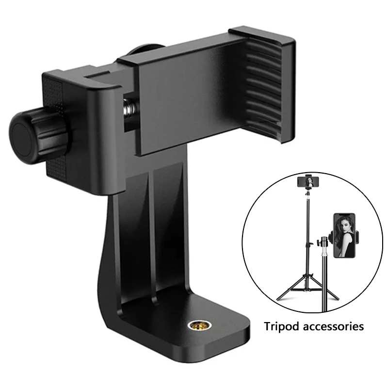 UniversalTripodMountAdapterCellPhoneClipHolderStandVertical