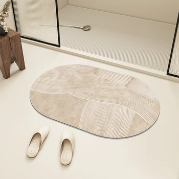 Tappetino da bagno Tappetini assorbenti in fango diatomea Zerbino da ingresso antiscivolo Tappeto da bagno Tappeti per WC Alfombra De Baño 1