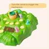 Funny Bunny Game, Tortoise Bunny Trap Competitive Board Game Interactive Educational Multiplayer Hare Trap Game Family Game 3