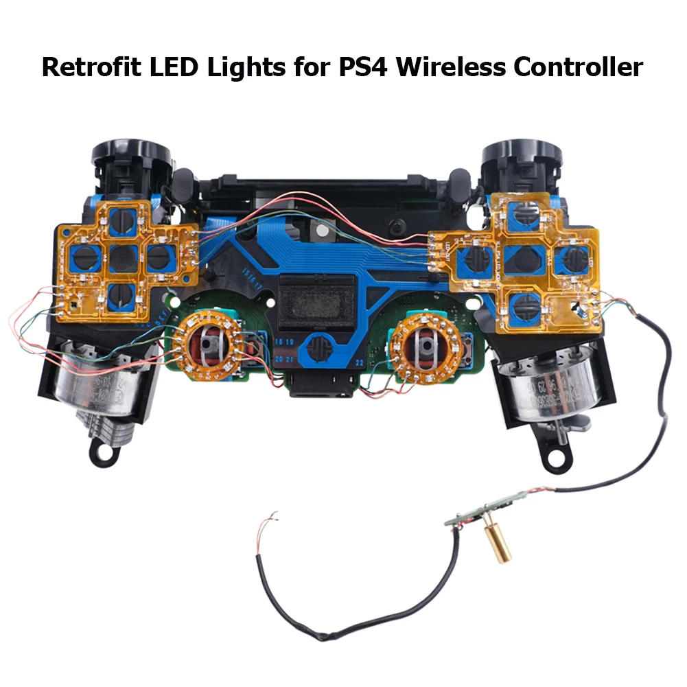 Wireless Controller Multi-colors Light Board Repair Parts Controller LED Light Board Accessories for PS4 Controller