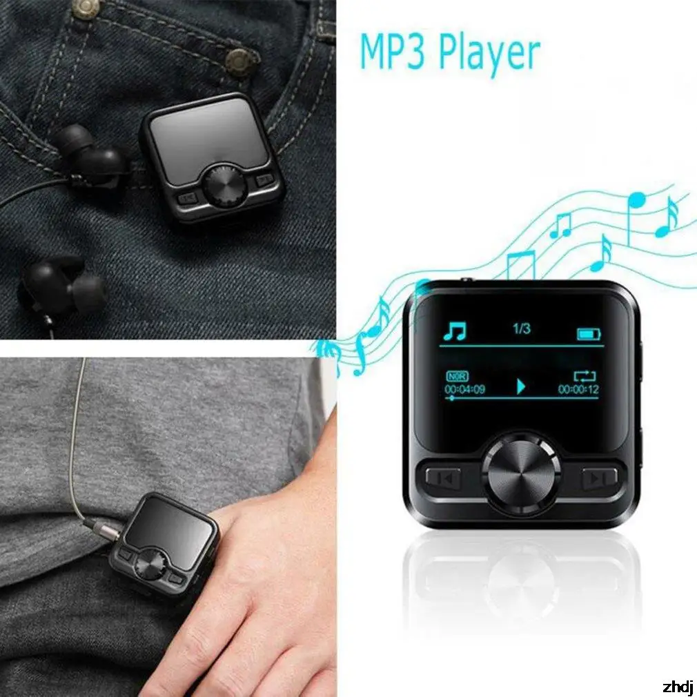 1.2-inch Walkman Mp3 With Recording Function 8g/16g/32g Portable Sports Music Player With Hd Sound Quality Wireless Connection